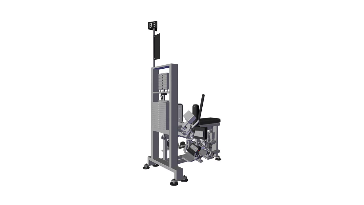 B3 Trainingsmaschine von Kieser für das Sprunggelenk